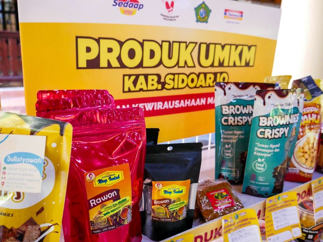 Produk UMKM asal Sidoarjo, Jawa Timur. (Foto: Aini Arifin/Ngopibareng.id)