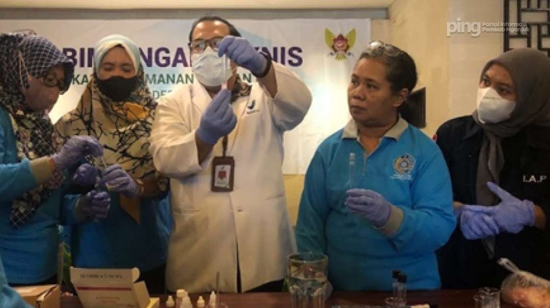 Badan Pengawasan Obat dan Makanan (BPOM) Surabaya, bekerjasama dengan Dinas Kominfo yang ada di pemerintah kota/pemerintah kabupaten di Jawa Timur. (DOto: dok. nganjukkab)