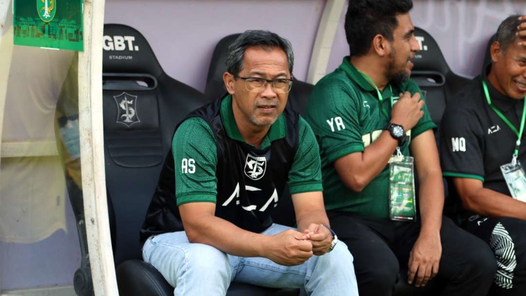 Mantan Pelatih Persebaya, Aji Santoso. (Foto: Fariz Yarbo/Ngopibareng.id)