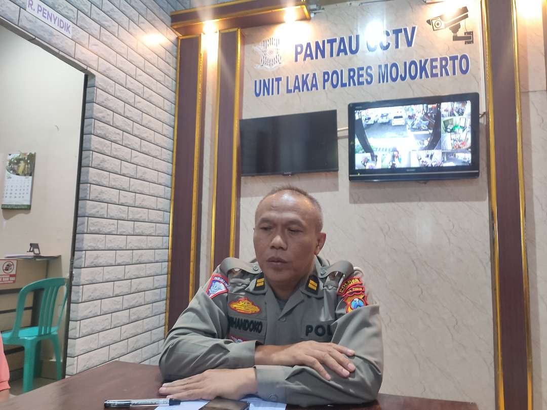 Kanit Gakkum Polres Mojokerto, Ipda Wihandoko. (Foto Deni Lukmantara/Ngopibareng)