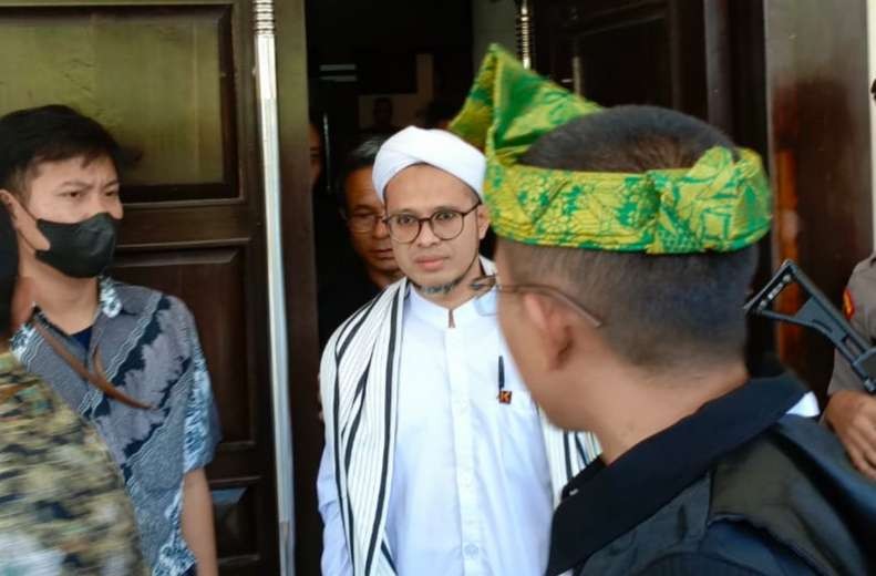 Terdakwa Fahim Mawardi usai menjalani sidang. (Foto: Istimewa)