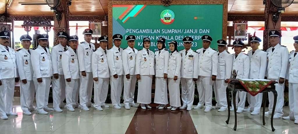 Calon kepala desa terpilih di Blora. (Foto: Dinkomimfo Blora)