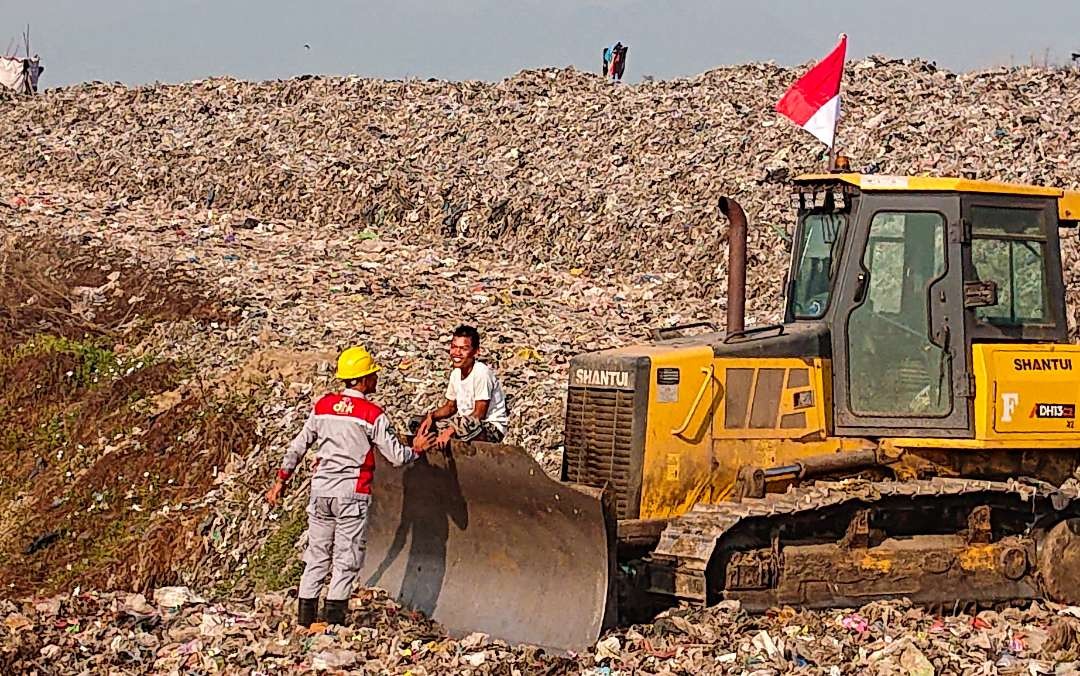 Kondisi terkini TPA Jabon Sidoarjo (Foto: Aini Arifin/Ngopibareng.id)