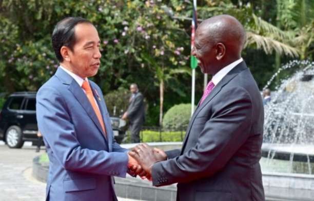 Presiden Joko Widodo bertemu dengan Presiden Republik Kenya William Ruto, pada Senin, 21 Agustus 2023, di Nairobi, Republik Kenya. (Foto: BPMI Setpres)