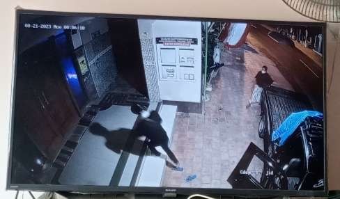 Video rekaman CCTV yang ada di area masjid. (Foto: Khoirul Huda/Ngopibareng.id)