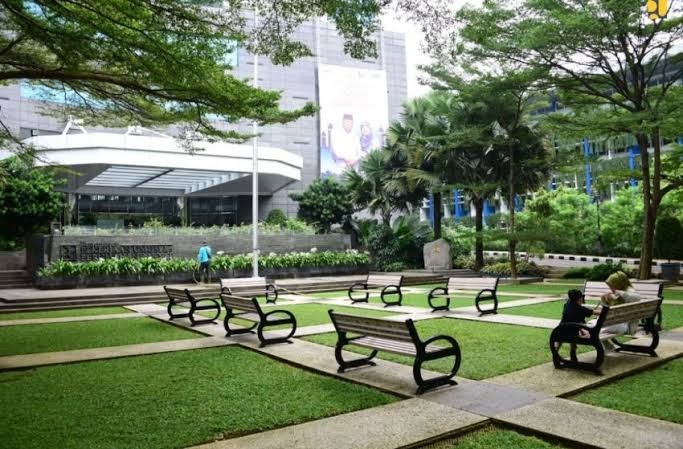 Salah satu area Gedung Kementerian PUPR di Jakarta. (Foto: Istimewa)