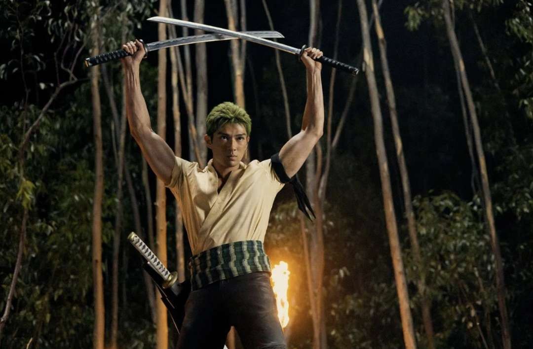 Penampilan Mackenyu Arata sebagai Roronoa Zoro di One Piece Live Action. (Foto: Netflix)