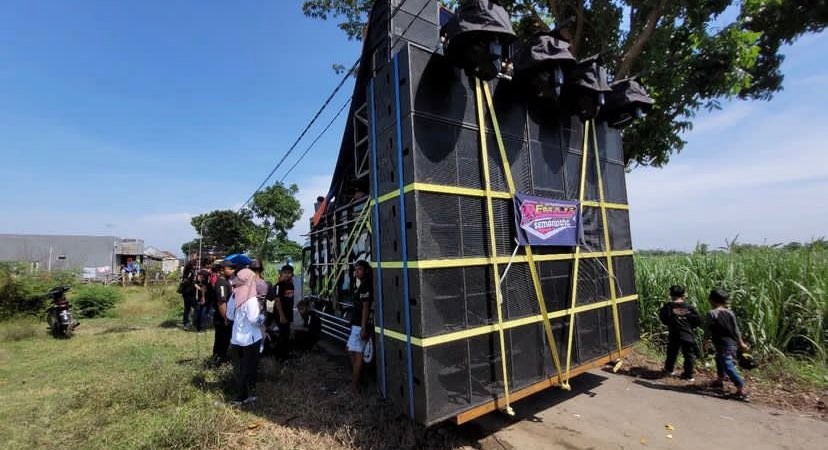 Sound horeg yang digunakan saat acara atau karnaval. (Foto: Instagram @ali.id_channel)