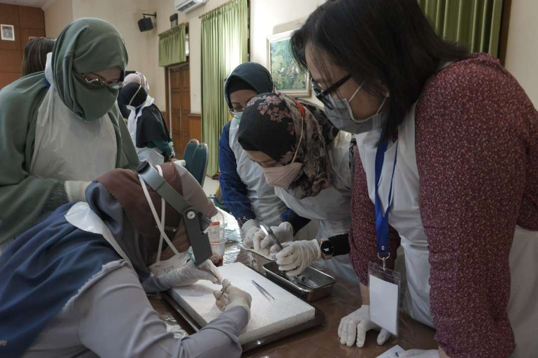 RSMU gelar kegiatan 'Cornea Masterclass'. (Foto: Pita Sari/Ngopibareng.id)