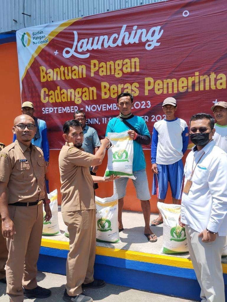 Harga beras melambung, Bulog Kediri Distribusi bantuan pangan tahap kedua. (Foto: Istimewa)