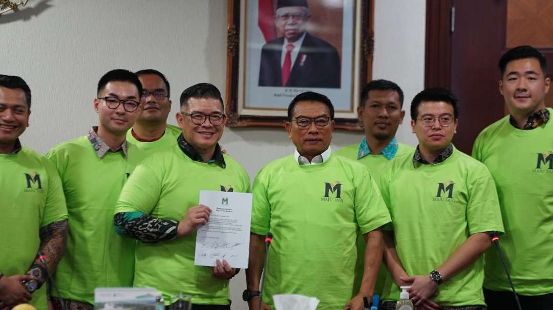 Gerakan Maju Tani bersama Kepala staf Kepresidenan, Moeldoko. (Foto: Ist)