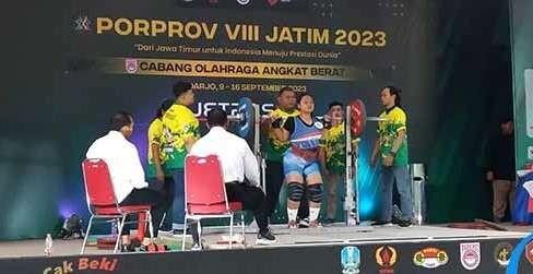 Angkat Berat Porprov Jatim VIII-2023. (Foto: Istimewa)