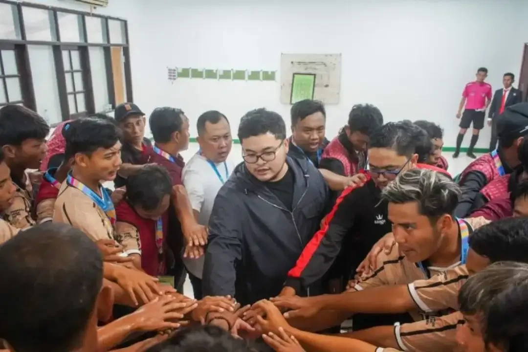 Tim sepak bola Kabupaten Kediri berhasil lolos ke partai final dalam ajang Pekan Olahraga Provinsi (Porprov) Jawa Timur ke-VIII tahun 2023. (Foto: Humas Kediri)