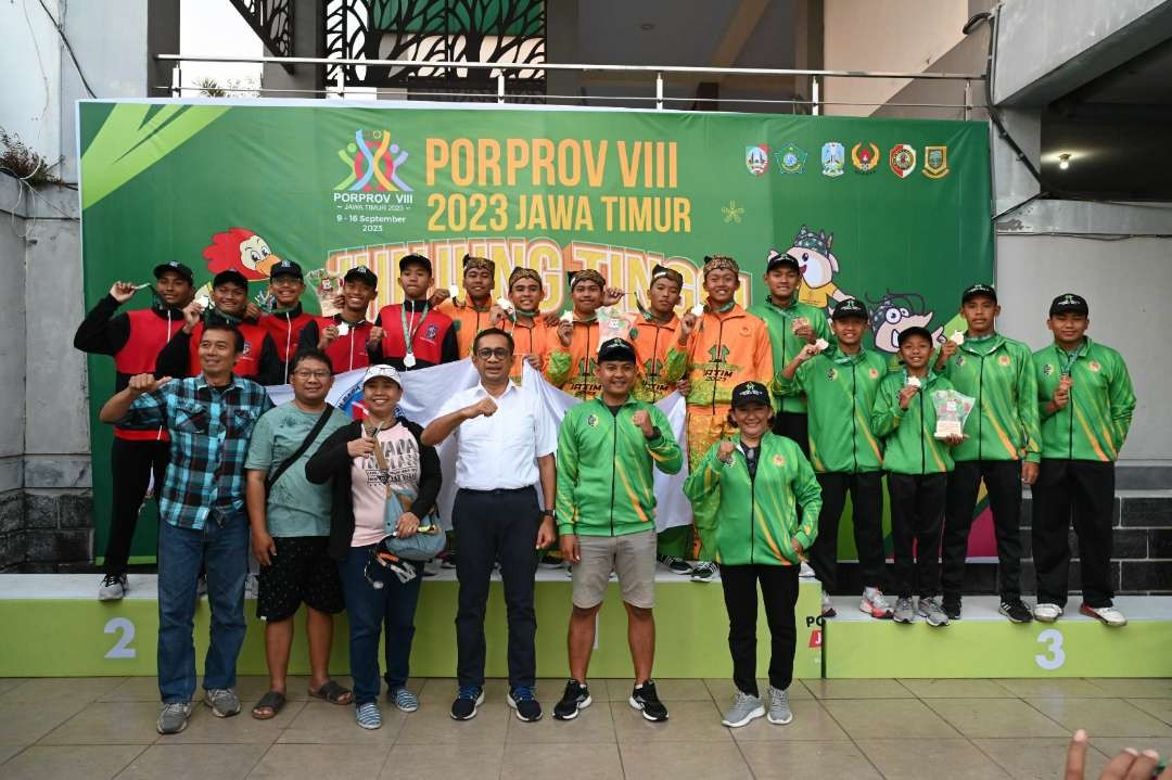 Persebaran medali di cabor selam Porprov VIII/2023 merata di 17 kabupaten/kota. (Foto: Fotografer KONI Jatim)