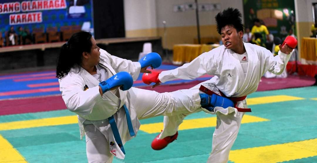 Ilustrasi karate Porprov Jatim VIII/2023. (Foto: Fotografer KONI Jatim)