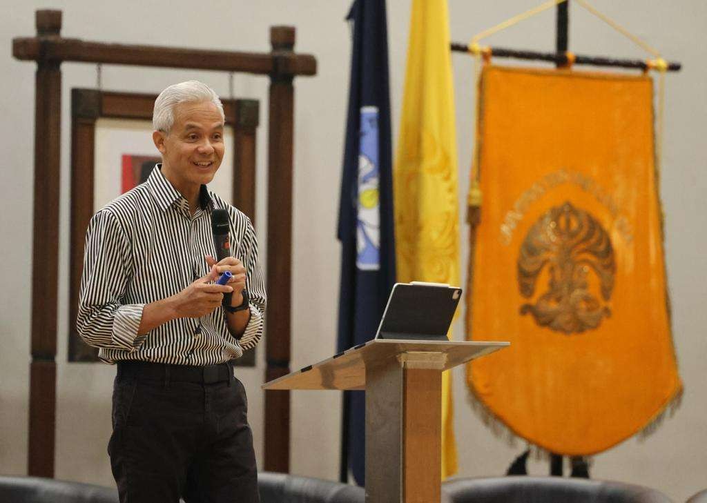 Capres 2024, Ganjar Pranowo di Universitas Indonesia. (Foto: Istimewa)