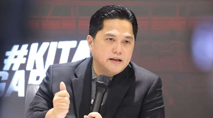 Ketua Umum PSSI Erick Thohir minta para pemain Timnas Indonesia U-24 menatap laga vs Korut dengan semangat tinggi. (Foto: PSSI)