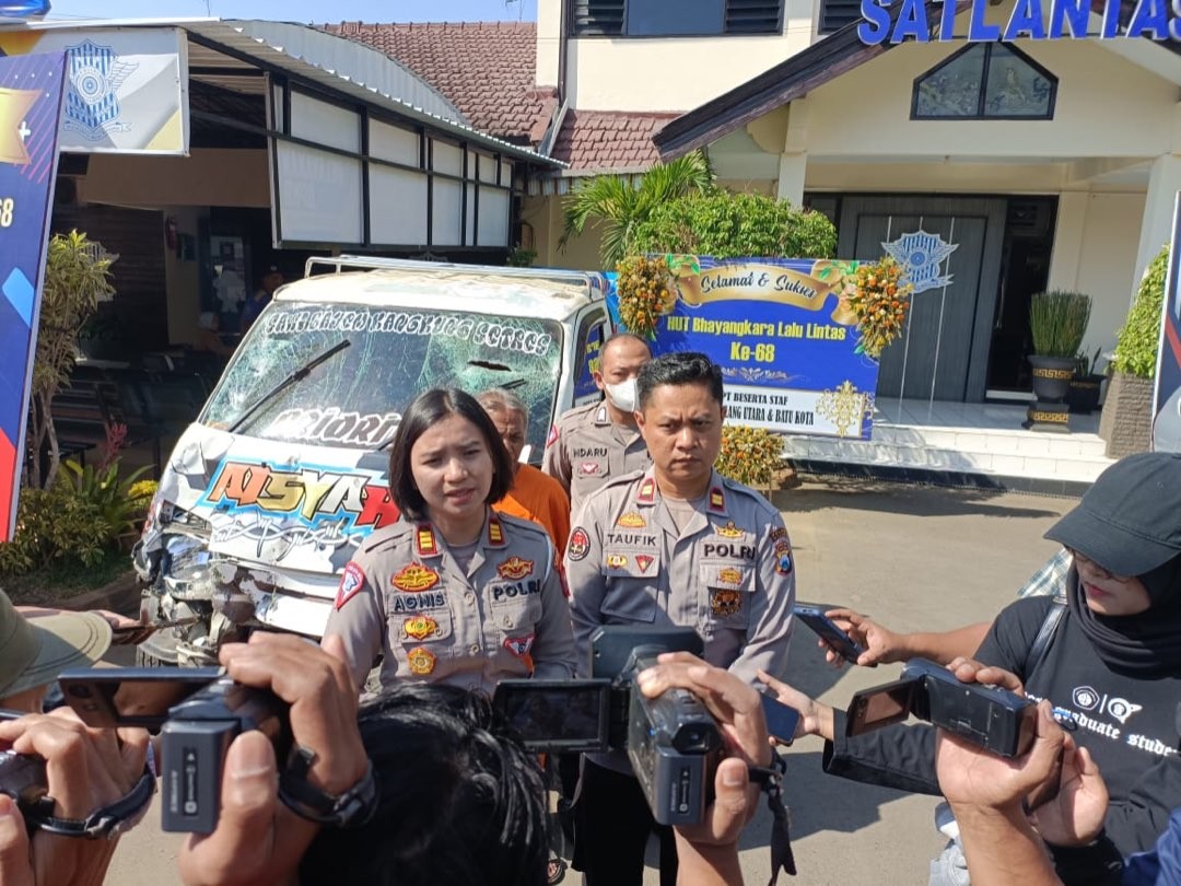 Kasatlantas Polres Malang, AKP Agnis Juwita saat berada di Mapolres Malang (Foto: Humas Polres Malang)