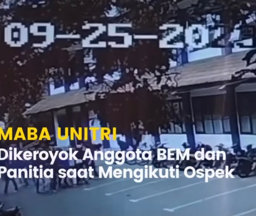 Tangkapan layar video diduga tindak kekerasan di Universitas Tribhuwana Tunggadewi, Kota Malang (Foto: Instagram/@Informasi_malangraya)