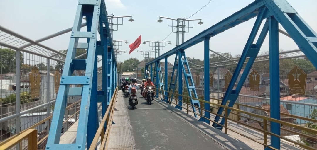 Jembatan Pelor di Kota Malang, Jawa Timur (Foto: Lalu Theo/Ngopibareng.id)