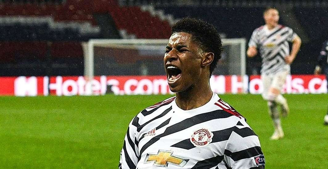 Marcus Rashford merasa Hojlund adalah rekan yang tepat untuk dirinya di lini depan Manchester United. (Foto: Twitter/@Marcus Rashford)