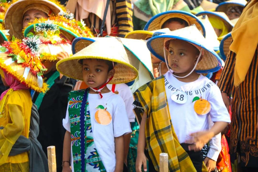 Peserta petani cilik di GOR Delta Sidoarjo. (Foto: Aini Arifin/Ngopibareng.id)