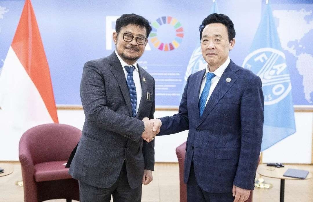 Menteri Pertanian (Mentan) Syahrul Yasin Limpo hilang kontak, usai pertemuan dengan Direktur Jenderal FAO, Qu Dongyu di Roma, Kamis 28 Oktober 2023. (Foto: Instagram @syasinlimpo)