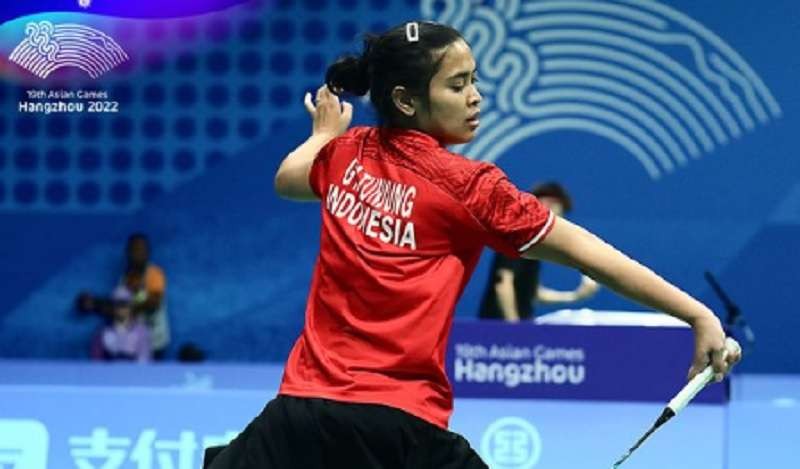 Tunggal putri Indonesia Gregoria Mariska Tunjung, yang menjadi tumpuan Indonesia satu-satunya yang tersisa, harus menelan kekalahan dari wakil Jepang Aya Ohori. (Foto: PBSI)