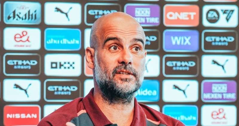 Pep Guardiola meyakini Arsenal dan Liverpool akan menjadi rival terberat bagi Manchester City dalam perebutan gelar. (Foto: Twitter/@ManCity)