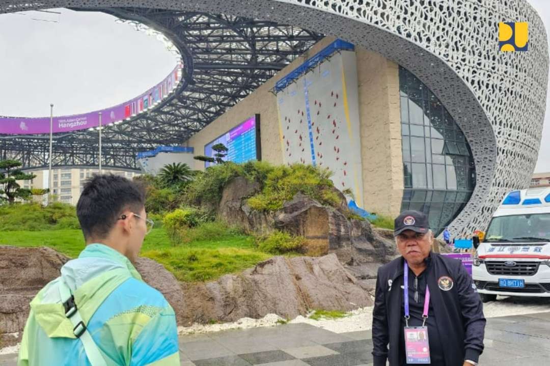 Menteri Basuki Hadimuljono di Hangzhou, Tiongkok. (Foto: Biro Komunikasi Publik Kementerian PUPR)