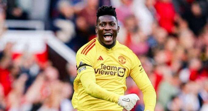 Andre Onana membuat serangkaian kesalahan. (Foto: Twitter/@AndreyOnana)