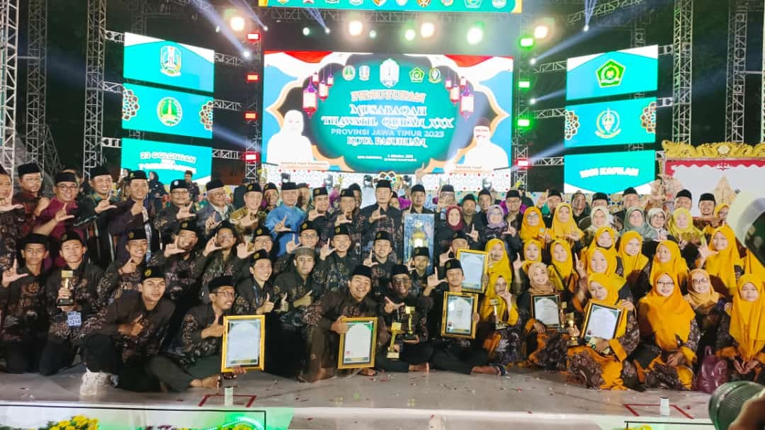 Kafilah Kabupaten Lamongan kembali mengukir prestasi di ajang Musabaqah Tilawatil Quran (MTQ) Provinsi Jawa Timur. (Foto: Istimewa)