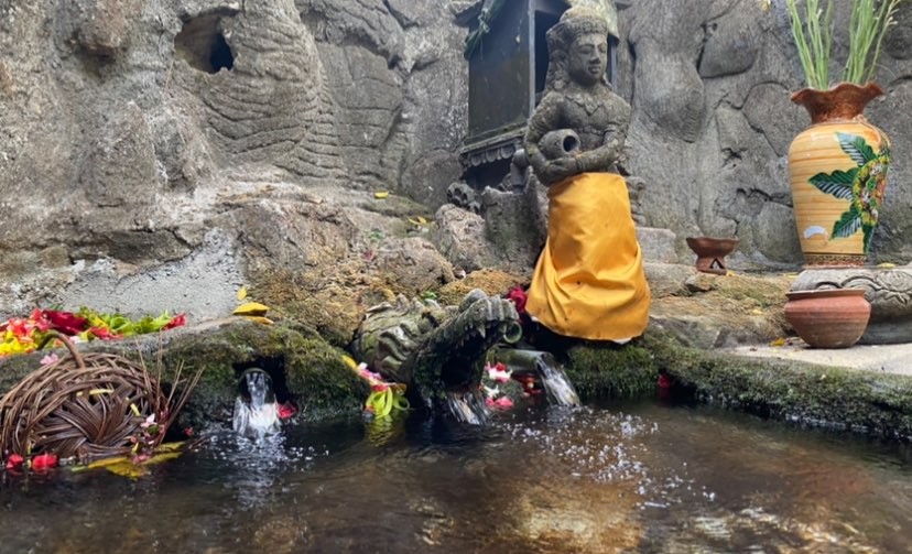 Sumber Kamulyan di Kompleks Candi Sumberawan, Singosari, Kabupaten Malang (Foto: Lalu Theo/Ngopibareng.id)