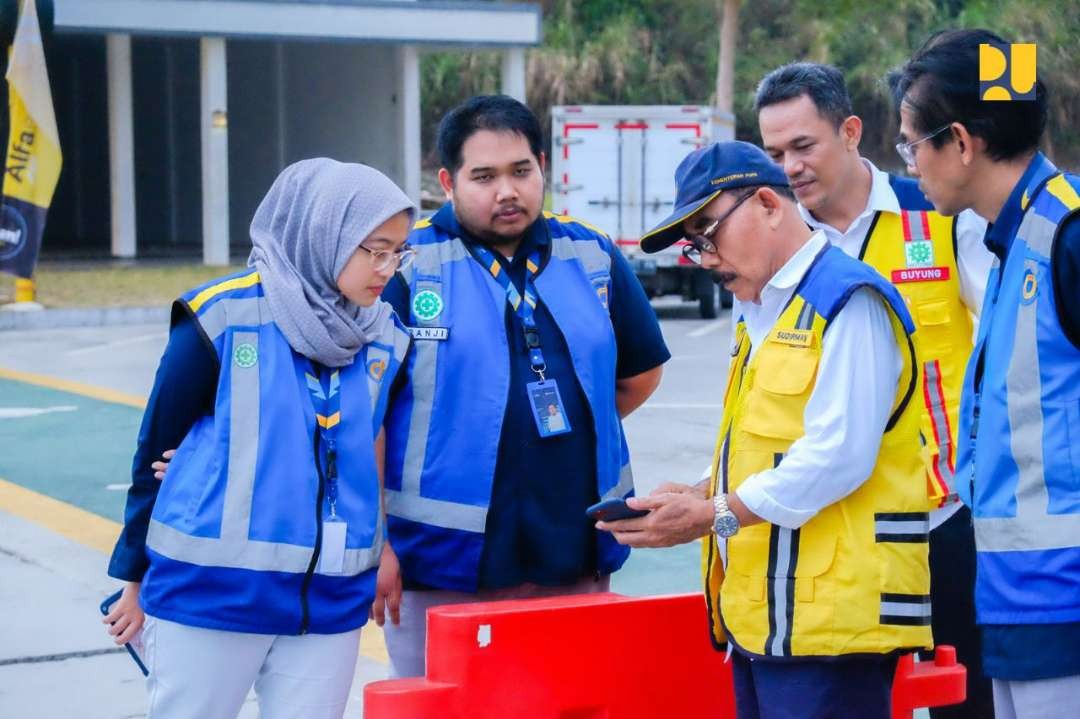 Kementerian PUPR mendorong peningkatan ekonomi lokal. (Foto: Kementerian PUPR)