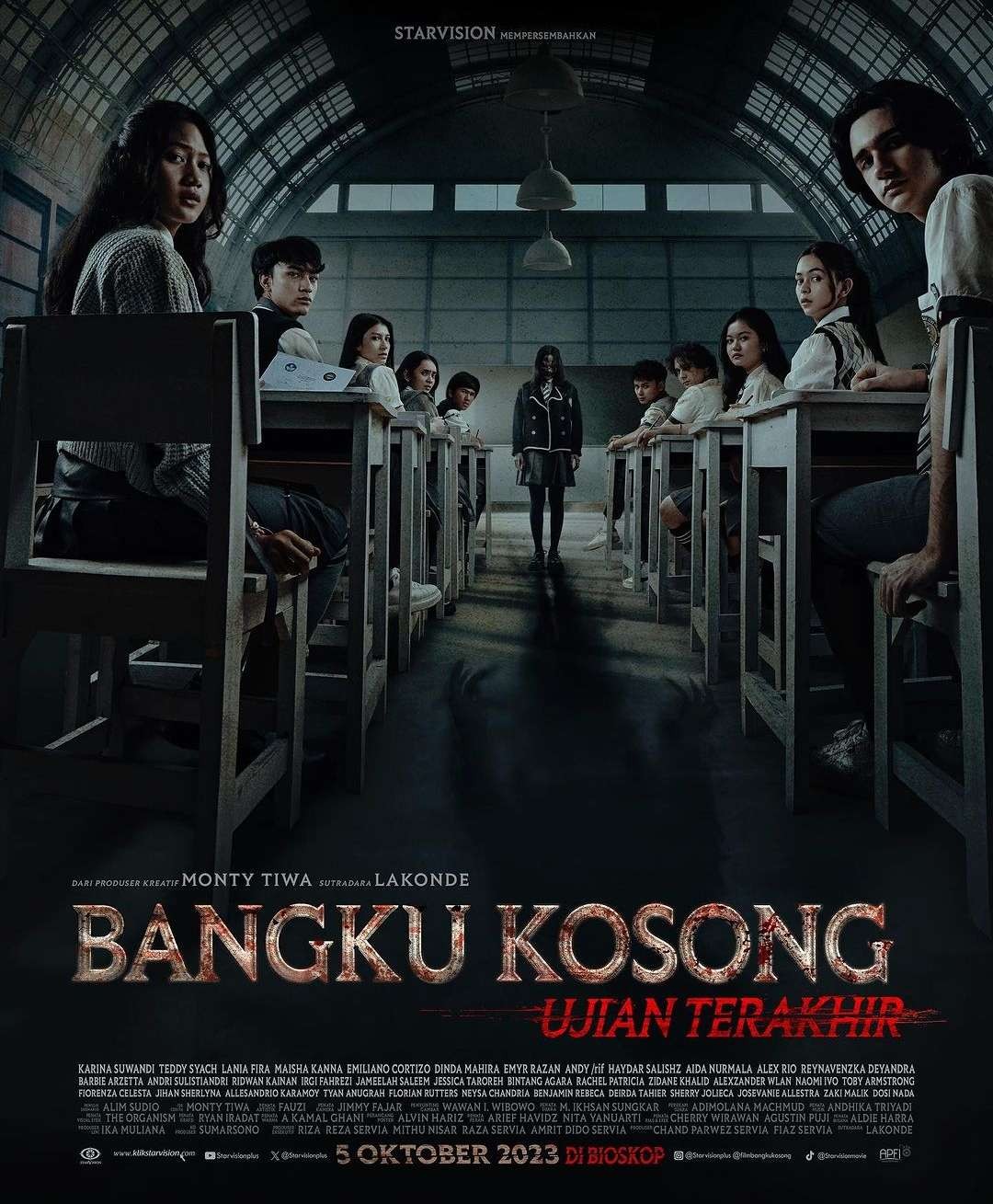 Salah satu adegan film horor, Bangku Kosong Ujian Terakhir. (Foto: Starvision)