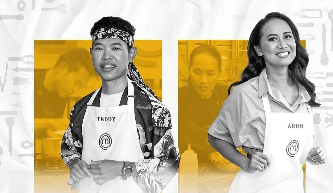 Kreator konten Teddy dan Arro tereliminasi dari galeri MasterChef Indonesia, Minggu 15 Oktober 2023. (Foto: Instagram @masterchefina)