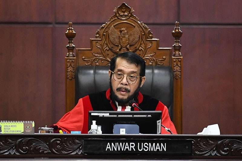 Mahkamah Konstitusi (MK) menolak gugatan batas usia capres-cawapres. Batas usia capres-cawapres masih minimal 40 tahun. (Foto: Ant)