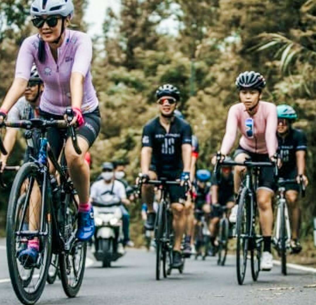 Ilustrasi gowes bareng di Sidoarjo. (Foto: Instagram gowes bareng)