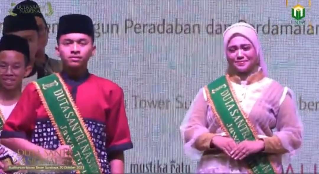 Duta Santri Nasional 2023. (Foto: YouTube Unusa)