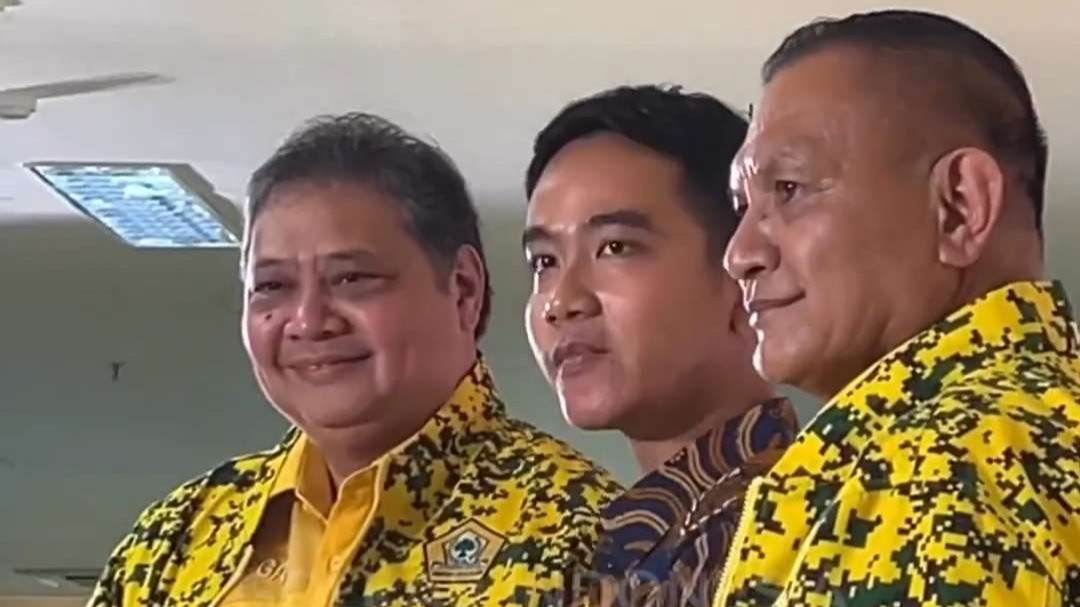 Gibran Rakabuming Raka merapat ke Rapimnas Golkar, Sabtu 21 Oktober 2023. (Foto: Istimewa )