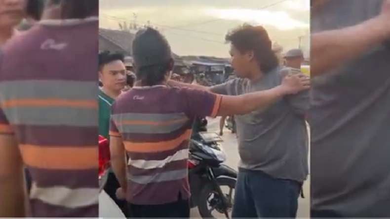 Tangkapan layar video Dodhy, gitaris Kangen Band yang dimaki-maki orang di Lampung. (Foto: tangkapan video Instagram)