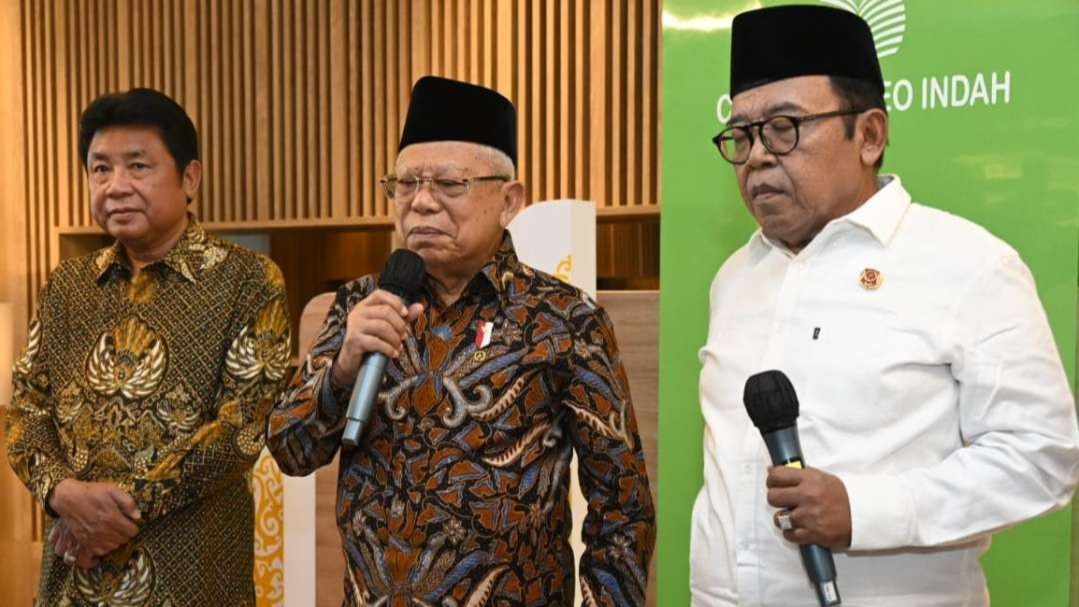 Wapres Ma'ruf Amin ingatkan menteri yang nyapres jangan sampai ganggu kinerja pemerintahan. (Foto: Setwapres)