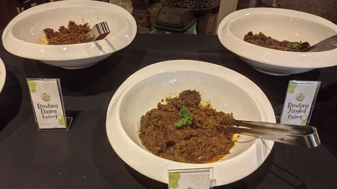 Rendang vegetarian frozen khas Jember saat disajikan (Foto: Rusdi/Ngopibareng.id)