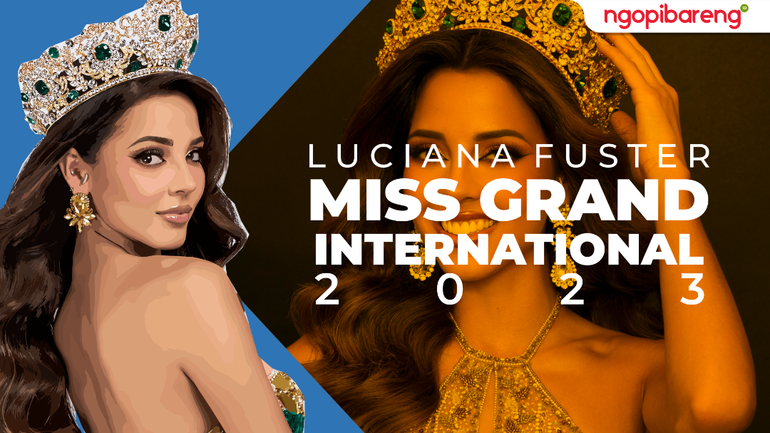 Miss Grand International 2023, aktris Luciana Fuster. (Ilustrasi: Chandra Tri Antomo/Ngopibareng.id)