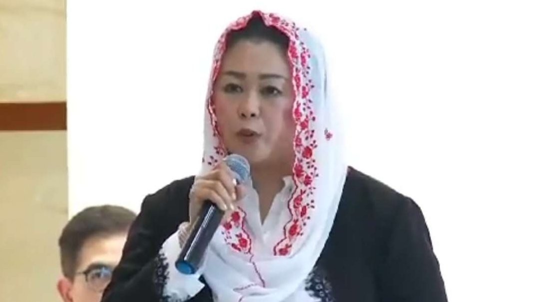 Yenny Wahid deklarasi dukung capres-cawapres Ganjar Pranowo dan Mahfud MD. (Foto: X)