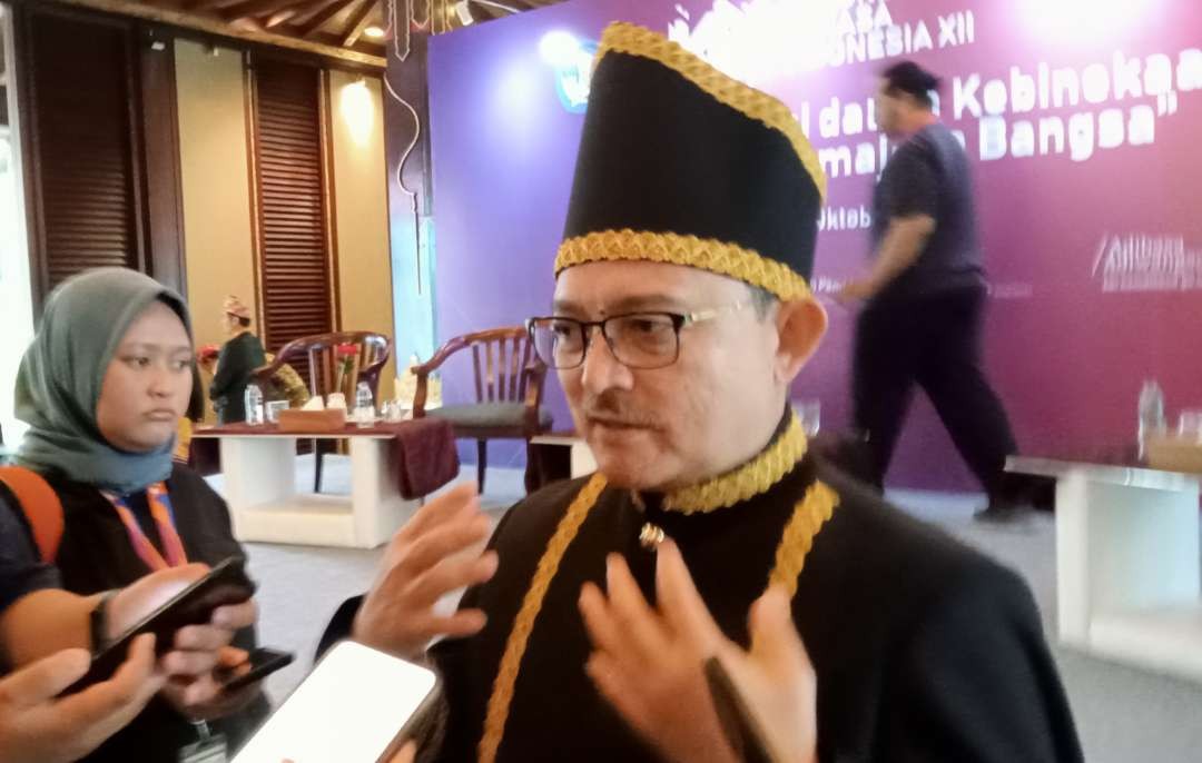 Kepala Badan Pengembangan dan Pembinaan Bahasa, Prof Aminudin Aziz. (Foto: Asmanu Sudharso/Ngopibareng.id)