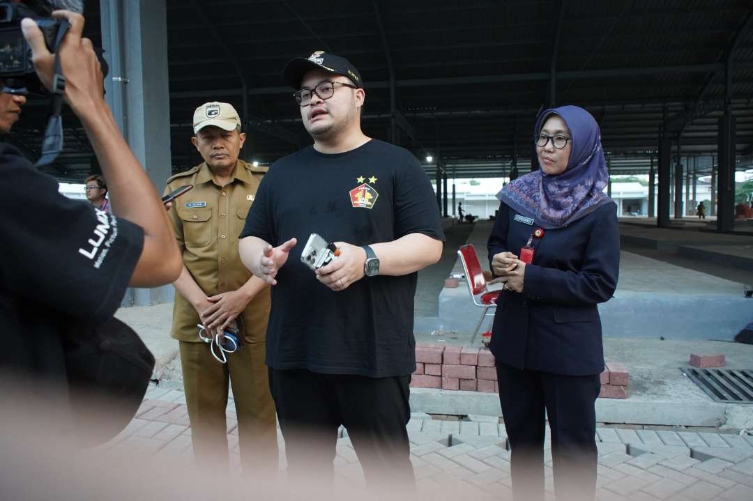 Pasca Pasar Wates, Mas Dhito siapkan pembangunan sejumlah pasar tradisional. (Foto: Istimewa)