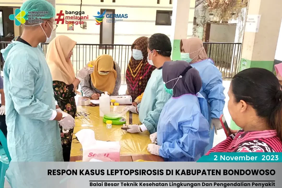 Tim dari BBTKLPP Surabaya melaksanakan penyelidikan epidemiologi selama tiga hari pada 23 – 25 Oktober 20023. (Foto: dok. bbtklpp)