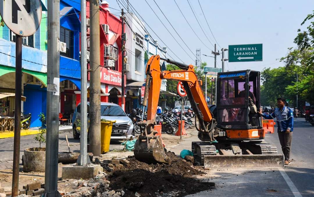 Revitalisasi Pasar Larangan Sidoarjo (foto : Aini/Ngopibareng.id)