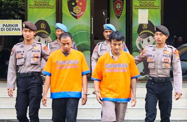 Dua pelaku penjambretan di Sidoarjo sebabkan korban tewas (foto : Aini/Ngopibareng.id)